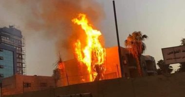 اندلاع حريق داخل مستشفى فى إمبابة والإطفاء تحاول إخماده