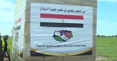 وصول طائرة المساعدات الطبية المقدمة من مصر لجمهورية جنوب السودان