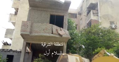 إزالة مخالفات بناء بشارع جسر السويس والسلام شرق القاهرة
