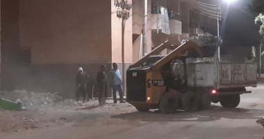 رئيس مدينة البياضية يعلن رش وتطهير الشوارع ورفع 36 طن مخلفات صلبة وقمامة