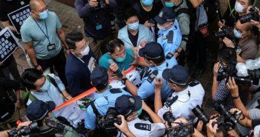 احتجاجات هونج كونج تعرقل نقاشا تشريعيا بشأن النشيد الوطنى الصينى