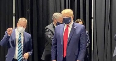 صور تظهر ارتداء ترامب كمامة خلال زيارته لمصنع فورد رغم الجدل المثار بشأنه