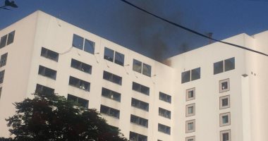 النيابة تنتدب المعمل الجنائى لمعاينة حريق مستشفى الهلال في رمسيس
