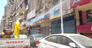 محافظة الجيزة: تعقيم وتطهير 3000 شارع ومنطقة وواجه منزل ومحل