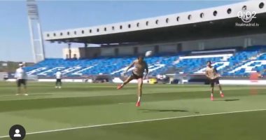 هاتريك بالرأس.. راموس يعود بقوة فى تدريبات ريال مدريد "فيديو وصور"