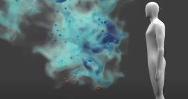 فيديو ثلاثي الأبعاد يكشف كيفية انتشار قطرات فيروس كورونا في الأماكن المغلقة