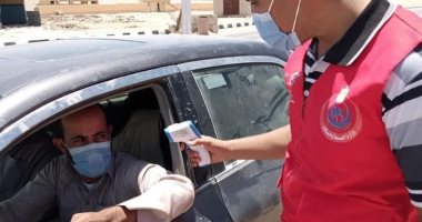 تواصل إجراءات الفحص الطبى على مداخل شمال سيناء 
