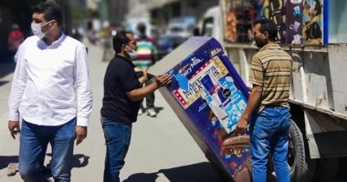 إزالة الإشغالات وفض تجمعات الأسواق بأحياء الإسكندرية للوقاية من كورونا