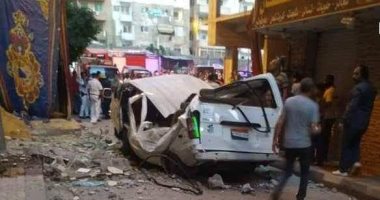 حالتا وفاة و4 مصابين فى حادثة انهيار شرفة منزل بشرق الإسكندرية