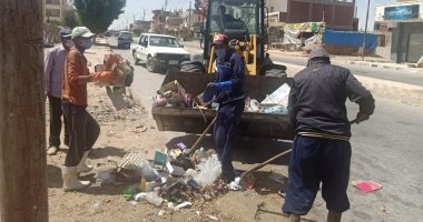 تنفيذ حملات نظافة وتعقيم بنطاق مركز بئر العبد فى شمال سيناء
