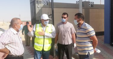 رئيس شركة المياه بسيناء يتفقد محطة التحلية بوسط سيناء