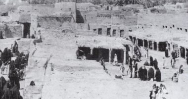بصورة من 106 أعوام.. شاهد السوق التجارى في مدينة الرياض بالسعودية