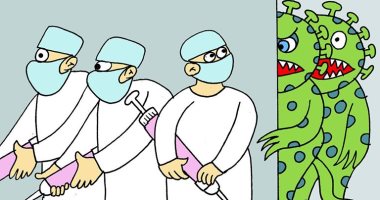شاهد .. الثقافى الصينى ينشر 10 أعمال كاريكاتيرية فائزة عن فيروس كورونا 