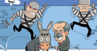 كاريكاتير صحيفة إماراتية.. أردوغان يرسل المرتزقة والحرامية لسرقة ثروات ليبيا