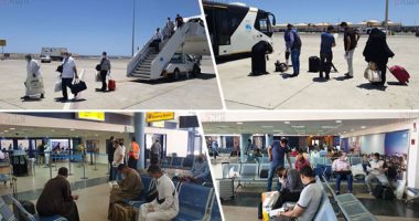 مطار القاهرة يستقبل 809 من المصريين العالقين بعدة دول على متن 5 رحلات