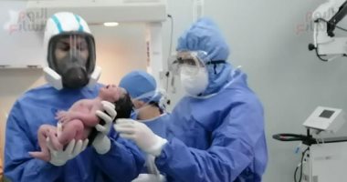 مستشفى الباجور للعزل تشهد حالة ولادة جديدة لسيدة مصابة بكورنا