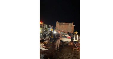 أول حادث طرق بالسعودية منذ أزمة كورونا.. شاحنة تودى بحياة 8 أفراد من عائلة واحدة