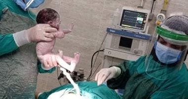 مستشفى الأقصر العام تشهد ثانى ولادة قيصرية لسيدة مصابة بكورونا.. صور