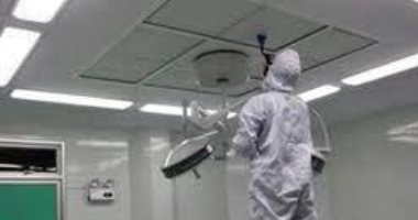 استخدام الأشعة فوق البنفسجية للتعقيم بالمستشفى التعليمى العالمى فى طنطا