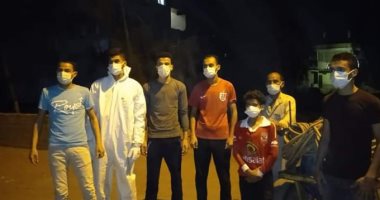شباب قرية نعمان بالشرقية يدشنون حملة تطهير ضد فيروس كورونا 