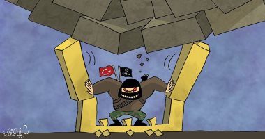 كاريكاتير صحيفة إماراتية.. أردوغان يسعى لهدم ليبيا