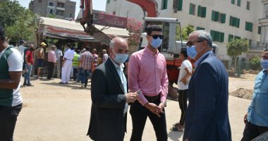 محافظ القليوبية يتابع  إزالة الإشغالات بشبرا الخيمة وتحرير 333 محضر