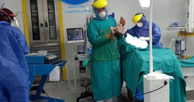 صور.. مستشفى إسنا للحجر الصحى تنجح فى إجراء عاشر ولادة قيصرية لمصابة بكورونا