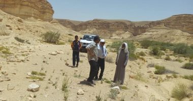 التجهيز لبناء سد جديد بقرية التمد بوسط سيناء لحجز مياه السيول