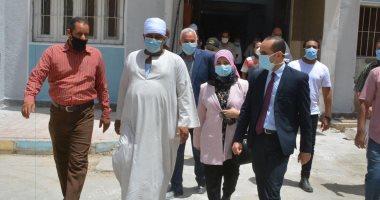 نائب محافظ سوهاج يتفقد مستشفى حميات جرجا لمتابعة استعداد أماكن العزل