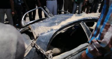 إصابة شخصين في حادث انقلاب سيارة نقل على طريق العوينات بالوادي الجديد