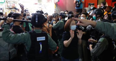 تجدد الاحتجاجات فى هونج كونج.. والشرطة تعتقل عدد من المتظاهرين