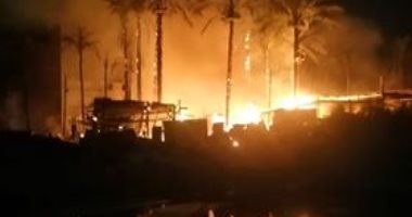 السيطرة على حريق نشب داخل مصنع كتان في الغربية