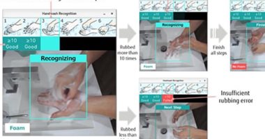 شركة يابانية تطور نظاما للأحواض ينذر المستخدم عند غسل يديه بشكل خاطئ