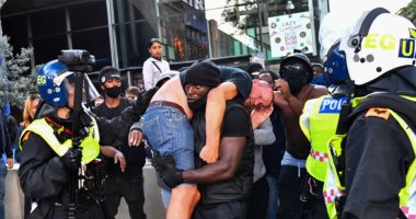 بى بى سى: اشتباكات بين الشرطة والمتظاهرين فى لندن.. صور