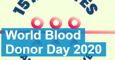 الاحتفال باليوم العالمى للمتبرعين بالدم تحت شعار "الدم الآمن ينقذ الأرواح"
