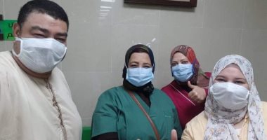تعافى المداح الأقصرى "محمد الدح" من كورونا بمستشفى إسنا للحجر الصحى ..صور