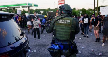 القوات الخاصة تصل إلى أتلانتا لفض المظاهرات بالمدينة.. صور