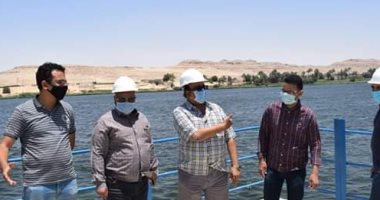 صور .. انشاء أكبر محطة مياه على مستوى الصعيد فى أبو قرقاص بالمنيا
