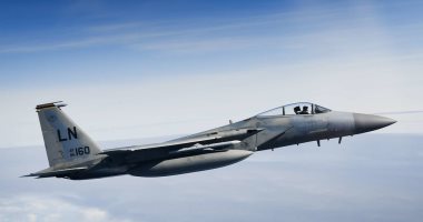سلاح الجو الأمريكى يعلن تحطم مقاتلة إف-15 أثناء التدريب فى بريطانيا