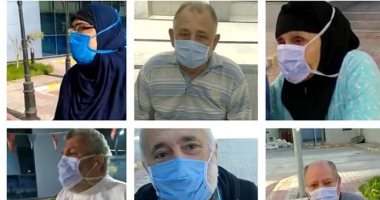 90 صورة لمتعافين من كورونا بمستشفى العجمى بالإسكندرية خلال 100 يوم