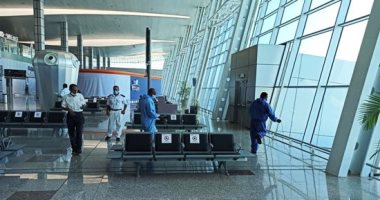 صحة البحر الأحمر : تعقيم وتطهير مطار الغردقة استعدادا لعودة السياحة 