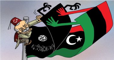 كاريكاتير صحيفة إماراتية.. ليبيا تتصدى لمرتزقة الديكتاتور العثمانى