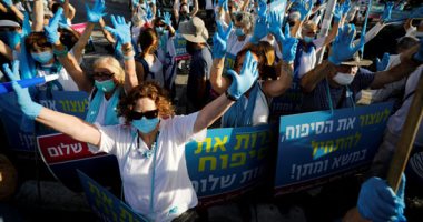 احتجاج نسائى فى تل أبيب لرفض خطة الضم الإسرائيلية