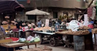 خوفا من كورونا.. شكوى من التزاحم فى سوق الخلفاوى بشبرا بالقاهرة