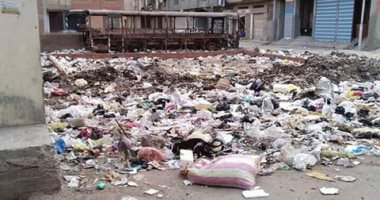 أهالى شارع الشعراوي بمساكن العبور بالمنصورة يعانون تراكم القمامة