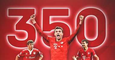 350 مباراة.. مولر يحقق رقما قياسيا مع بايرن ميونخ فى الدوري الألمانى