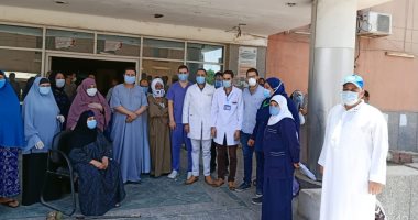 صحة بنى سويف: تعافى 13 مصابا بكورونا وخروجهم من مستشفى الواسطى