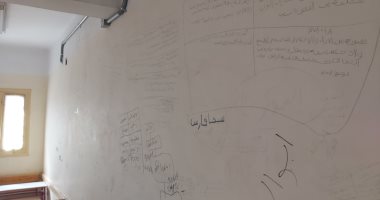 محافظ قنا يطالب بمسح إجابات أسئلة لغة عربية على حوائط إحدى لجان الثانوية