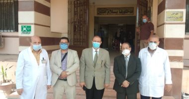 رئيس قطاع الطب الوقائى بوزارة الصحة يتفقد مستشفيات محافظة المنوفية