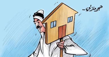كاريكاتير صحيفة كويتية يتناول تداعيات تفشى فيروس كورونا